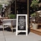 Flash Furniture White Wood A-Frame Magnetic Chalkboard Set HGWA-GDI-CRE8-754315-GG - alternate 1